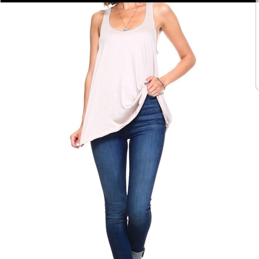 Simplicitie racerback swing tank light mocha tan small - Picture 7 of 8